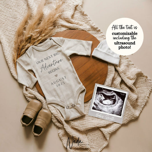 EDITABLE Pregnancy Announcement Digital, Baby announcement, Pregnancy Reveal, Customizable Maternity Announcement, Instant Download, 0052