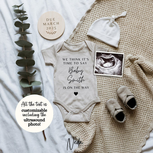 EDITABLE Pregnancy Announcement Digital, Baby announcement, Pregnancy Reveal, Customizable Maternity Announcement, Instant Download, 0070