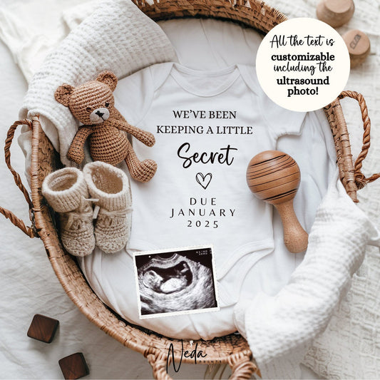 EDITABLE  Pregnancy Announcement Digital, Baby announcement, pregnancy reveal, Customizable maternity announcement, Instant Download, 0018