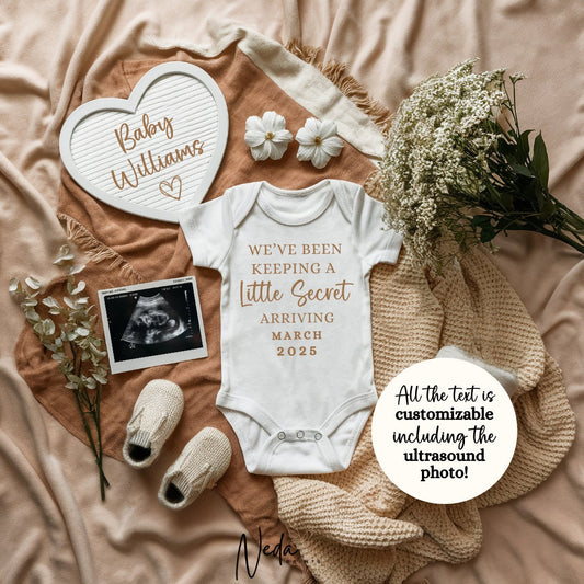 EDITABLE Pregnancy Announcement Digital, Baby announcement, Pregnancy Reveal, Customizable Maternity Announcement, Instant Download, 0163