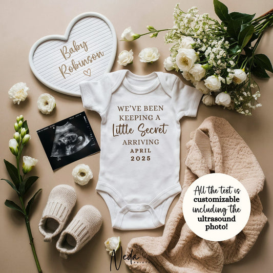 EDITABLE Pregnancy Announcement Digital, Baby announcement, Pregnancy Reveal, Customizable Maternity Announcement, Instant Download, 0164