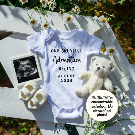 EDITABLE Pregnancy Announcement Digital, Baby announcement, Pregnancy Reveal, Customizable Maternity Announcement, Instant Download, 0201
