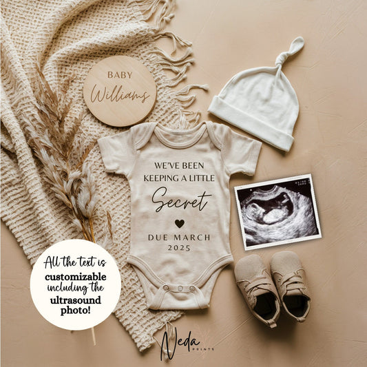 EDITABLE Pregnancy Announcement Digital, Baby announcement, Pregnancy Reveal, Customizable Maternity Announcement, Instant Download, 0057