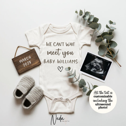 EDITABLE Baby Neutral Pregnancy Announcement Digital, Baby announcement, pregnancy reveal, Social Media announcement, Instant Download, 0299