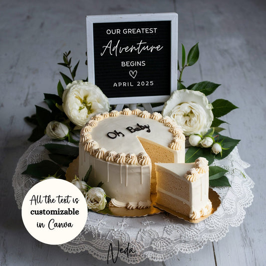 EDITABLE Pregnancy Announcement Digital, Baby announcement, Pregnancy Reveal, Customizable Maternity Announcement, Instant Download, 0122