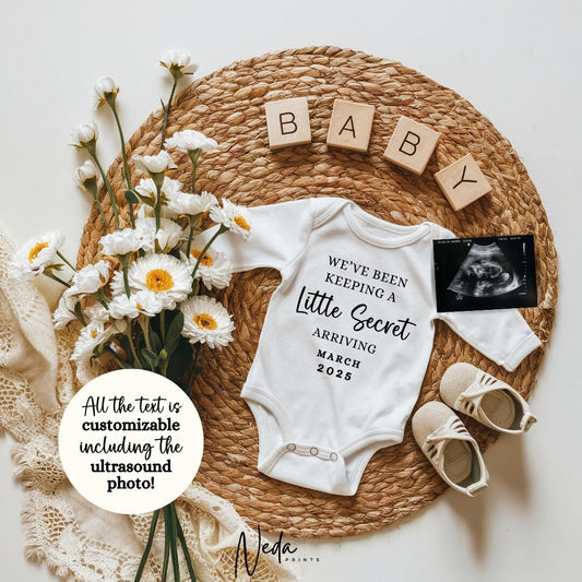 EDITABLE Pregnancy Announcement Digital, Baby announcement, Pregnancy Reveal, Customizable Maternity Announcement, Instant Download, 0167