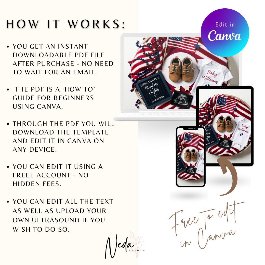 EDITABLE Fourth of July Pregnancy Announcement Digital, July Baby announcement, 4th of July Pregnancy Reveal, Announcement, Download, 0244