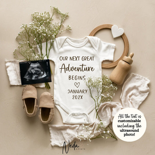 EDITABLE Baby Neutral Pregnancy Announcement Digital, Baby announcement, pregnancy reveal, Social Media announcement, Instant Download, 0297
