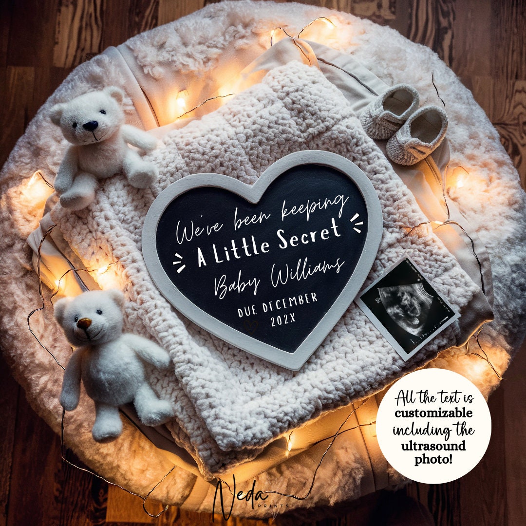 EDITABLE Winter Baby Pregnancy Announcement, Baby Announcement, Christmas Baby Reveal Christmas Pregnancy Social Media Digital Template 0372