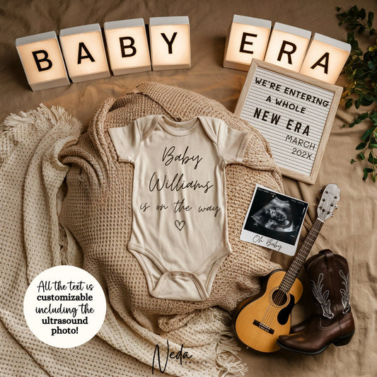 EDITABLE Baby Era Pregnancy Announcement, Our Mom and Dad Era, Baby Taylor Era Announcement, Social Media Instagram Pregnancy, Download 0370