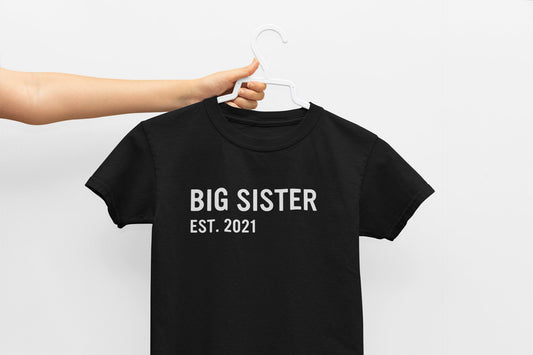 Custom Big Sister Shirt, Promoted to Big Sister