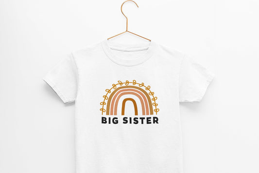 Kids Big Sister T-Shirt, Sisters Clothing, Cute Baby Shirt