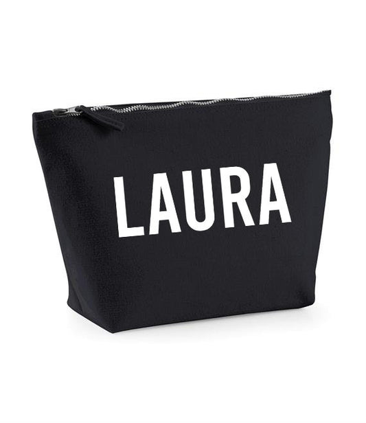 Personalised Any Name Make Up Bag, Cosmetics Bag, Bridesmaid Gift, Birthday Present for Her, Custom Makeup Bag, Mother Gift