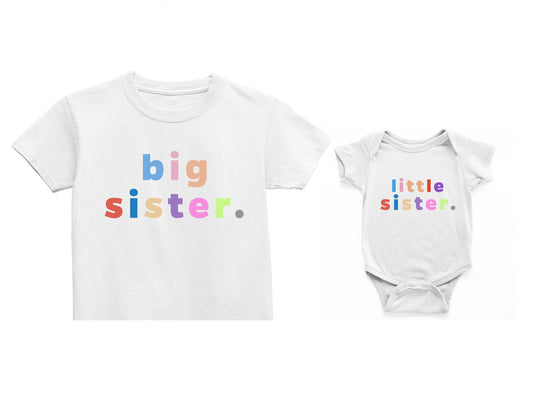 Kids Big Sister Sibling T-Shirt