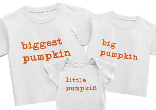 Pumpkin Sibling Tops