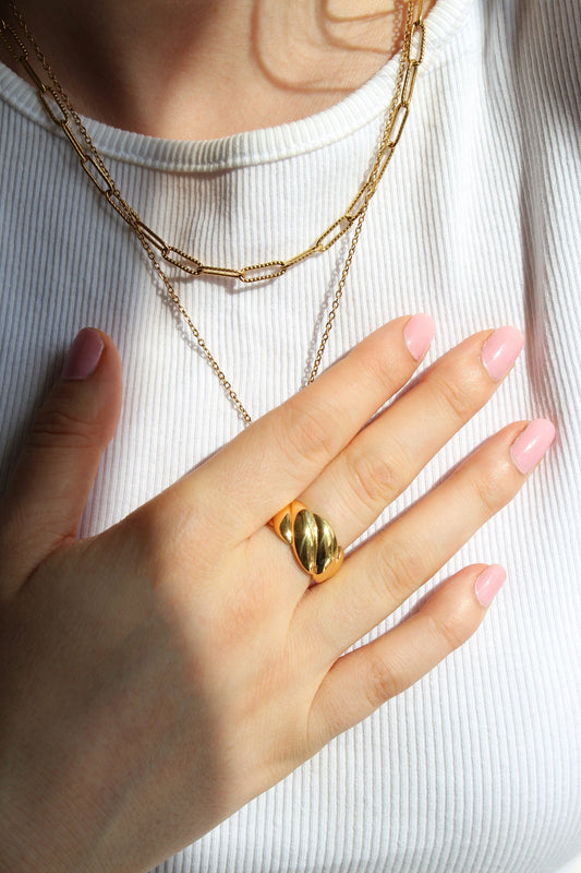 Gold Statement Ring
