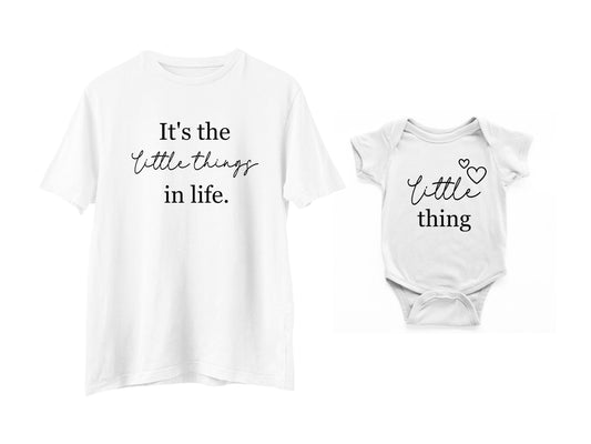 It's the little things in life, mommy and me, mom and Baby T-Shirt