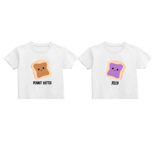 Peanut Butter Jelly T-shirts, Twin Shirts/brothers
