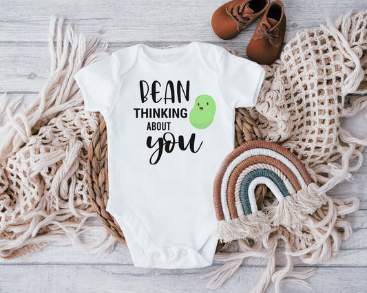 Bean Thinking About You Baby bodysuit