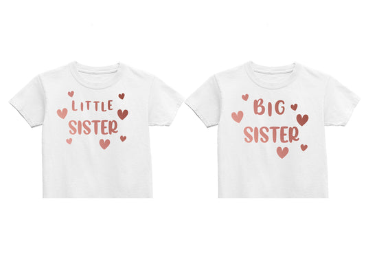 Rose Gold Big Sister Little Sister Tops
