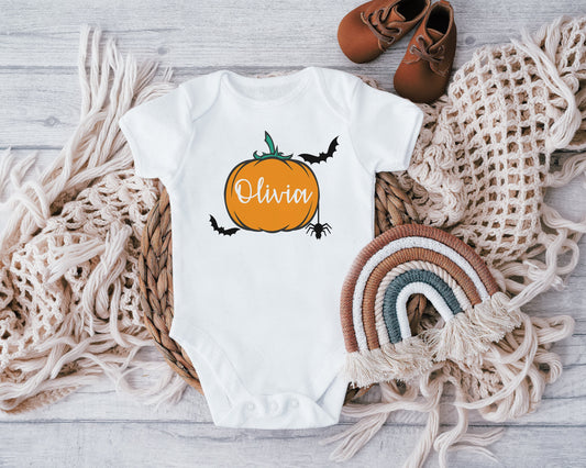 Personalised Pumpkin Bodysuit