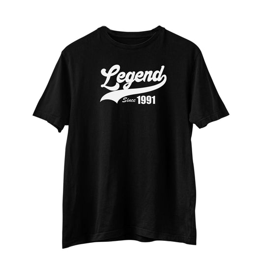 Personalised Legend Since T-Shirt, Birthday T-Shirt, Aesthetic T-Shirt, 30th Birthday, 40th Birthday,Novelty T-Shirt, Funny t-shirt,