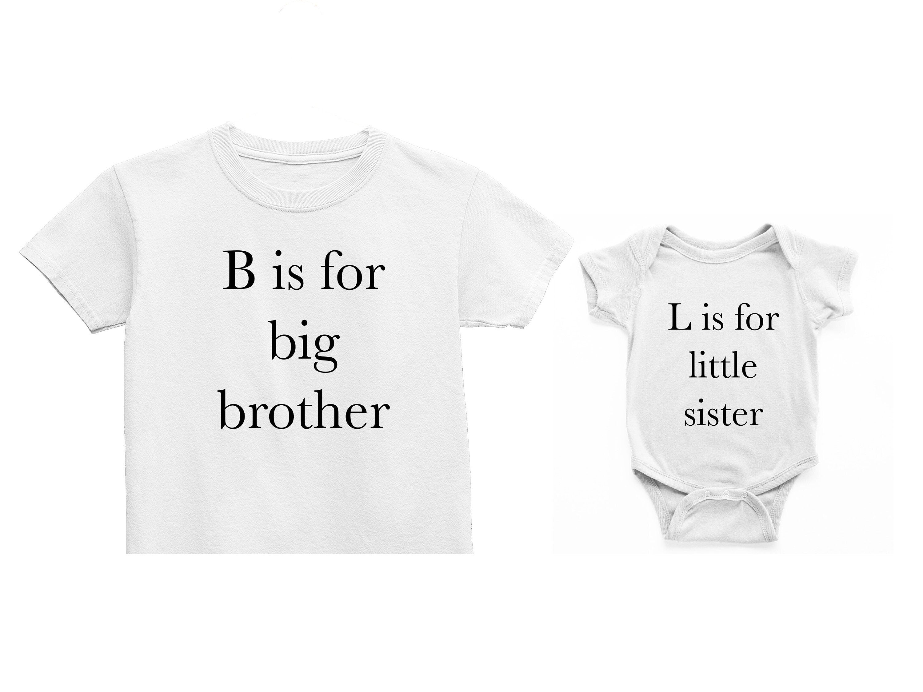 Matching big brother deals little sister shirts