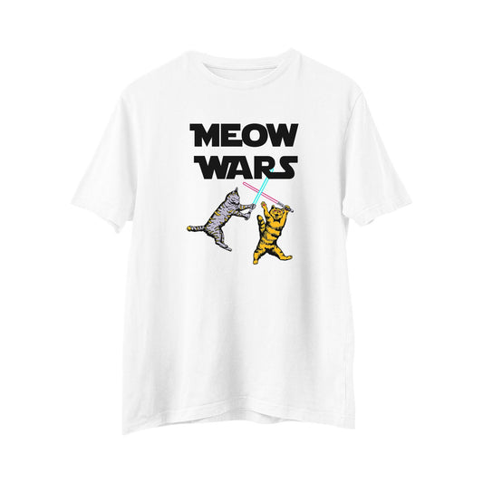 Unisex Meow Wars T-Shirt, Cat Lover Shirt, Funny Cat Meme, Cat Mom, Cat Gift Aesthetic Shirt, Graphic Tee, Novelty t-shirt, Funny Meme Shirt